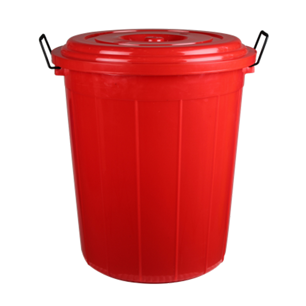 Plastic Drum With Lid (30 Ltr) (Red)